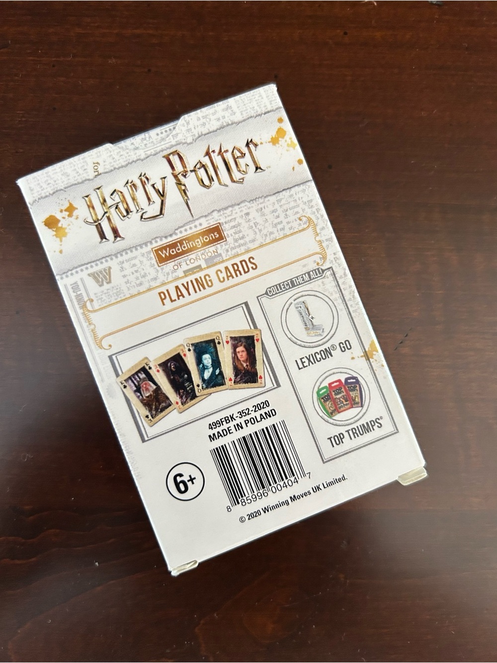 Harry Potter Waddingtons Playing Cards - Picture 2 of 8